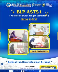Pembagian Buku Laporan Prestasi (BLP) ASTS di SMA Islam Al Azhar 7 Sukoharjo