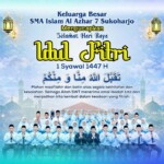 Ucapan Idul Fitri SMA Islam Al Azhar 7 Sukoharjo 1447 H