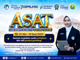 ASESMEN SUMATIF AKHIR TAHUN (ASAT) SMA ISLAM AL AZHAR 7 TAHUN AJARAN 2025/2026